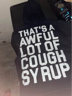 Awful lotta cough syrup jacket