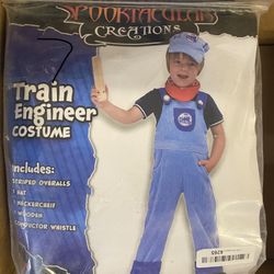 Toddler 3/4T Train Engineer Costume