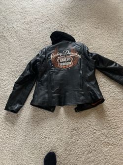 Women’s large Harley leather jacket