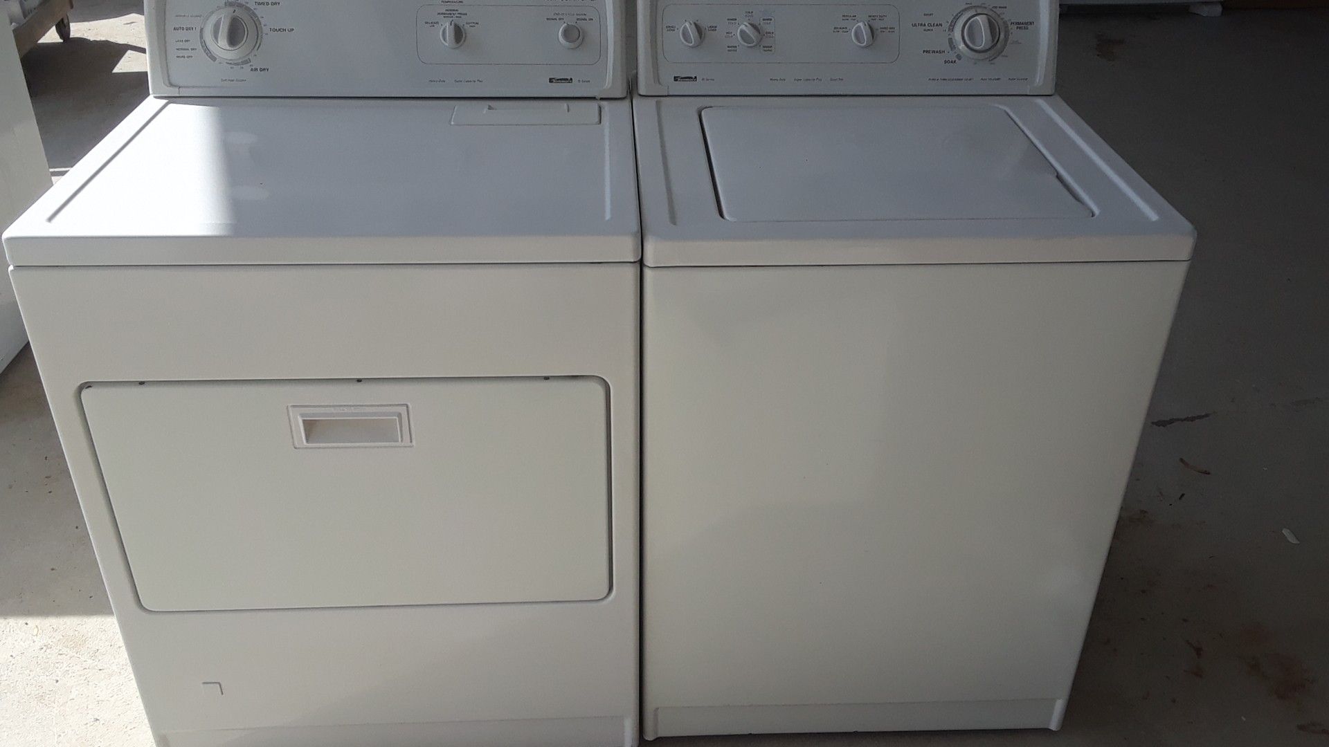 Beautiful Kenmore washer gas dryer set