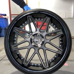 24jn Rims Black Matte/ Black Chrome see