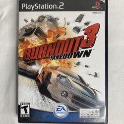 PS2 Burnout 3 Takedown CIB