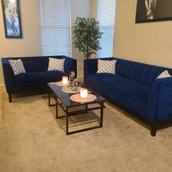 Navy blue furniture for sale