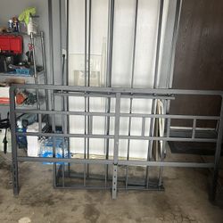 Black King Bed Frame With Headboard 