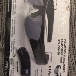 New in package active camcorder with LCD viewer sunglasses only $50 firm