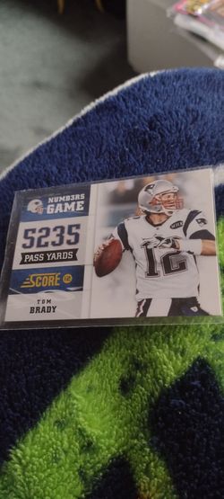 Football   Tom Brady/ Score/2012.    Cash porch pickup Redmond