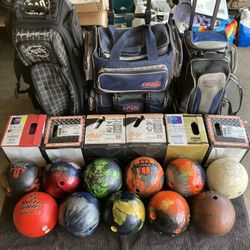 Rare & Discontinued 14lb Bowling Balls and Roller Bags
