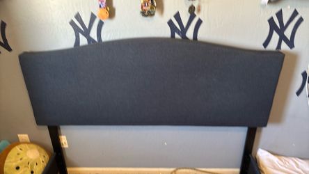 Navy Blue Queen Bed Frame