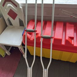 Aluminum Crutches And Walker
