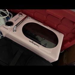 Pink Vintage Microwave 