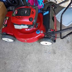 Toro self propelled mower and mulcher
