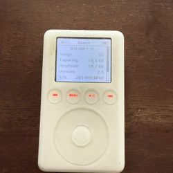 Ipod classic 3rd generation 20gb for parts