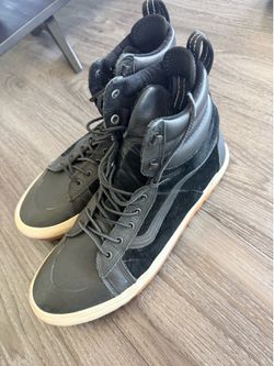 Vans Sk8-Hi MTE Black Leather and Suede