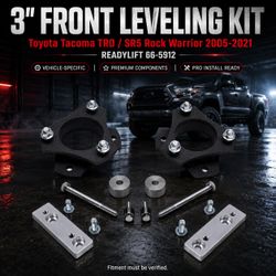 🔥 2.75-3" FRONT LEVELING KIT - TOYOTA TACOMA TRD / SR5 ROCK WARRIOR 2005-2021 🔥