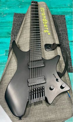 Strandberg Boden Metal NX 7 Black Granite 7-String Guitar with Gigbag