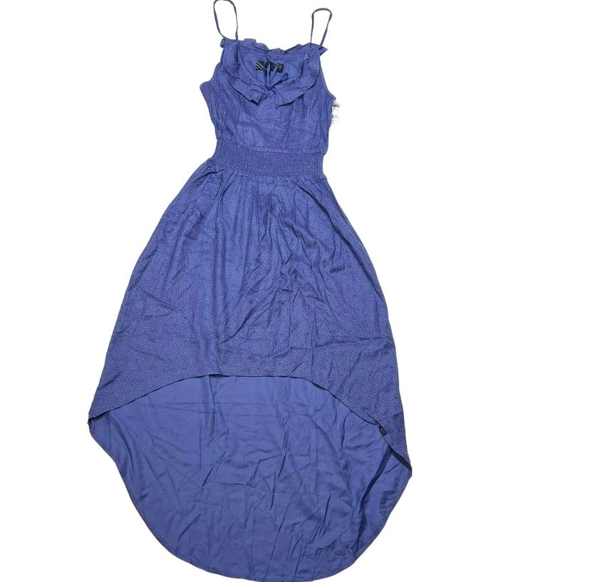 Vans Pleasant Dress Boho Sundress Junior Small Sleeveless Blue Straps New Tags
