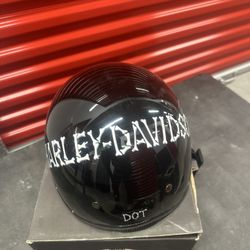 Harley-Davidson Motorcycle Helmet – DOT Approved – Gloss Black w/ Box