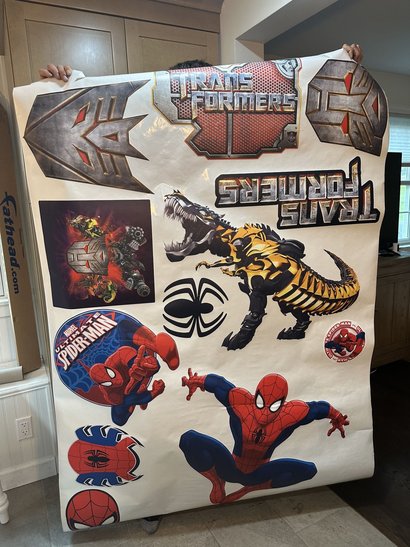 Spider-Man/ Transformers Fat Head