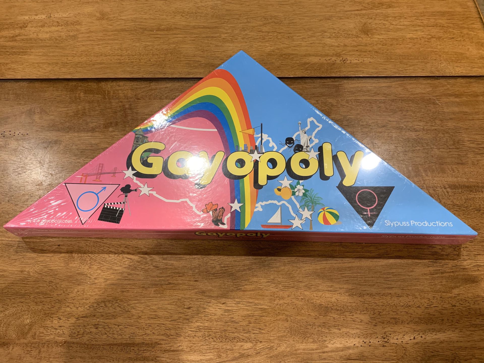 Rare Gayopoly Board Game LGBT Pride Slypuss Productions Brand New Sealed