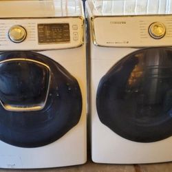 SAMSUNG SET WASHER AND ELECTRIC DRYER WORKING PERFECT 