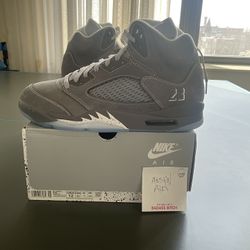 Air Jordan 5 Wolf Grey 2026 Sz 12 DS