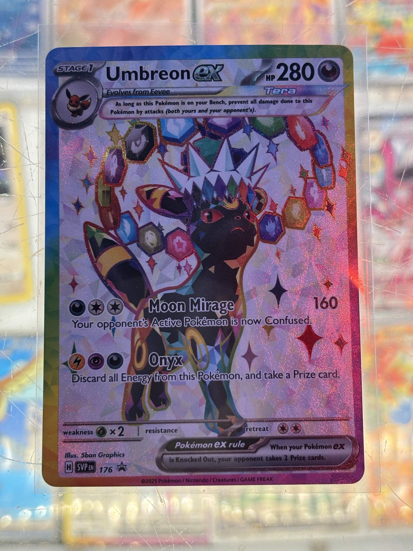 Pokémon: Umbreon ex 176 -SV- Scarlet & Violet promo card