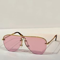Designer Sunglasses Pink And Gold NWB
