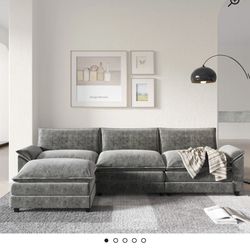 3 Seat Deep Sofa With Chaise 