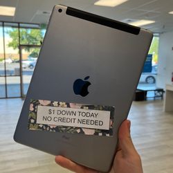 Apple iPad 6th Gen Tablet -90 Day Warranty-$1 DOWN-NO Credit Needed