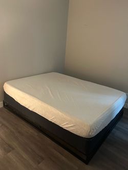 Bed with bed frame