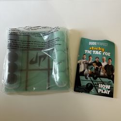 Brand New Dude Perfect Sticky Tic Tac Toe Game – Reusable & Washable Family Fun