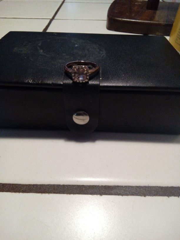 Diamond And Rose Gold Ring