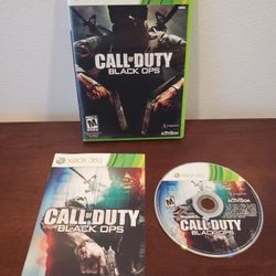 Call of Duty: Black Ops Xbox (contact info removed) Complete w/ Manual ACTIVISION COD CIB
