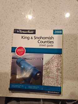 2008 Rand McNally Thomas Guide - King & Snohomish Counties Street Guide