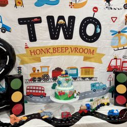 Transportation Bday Banner 