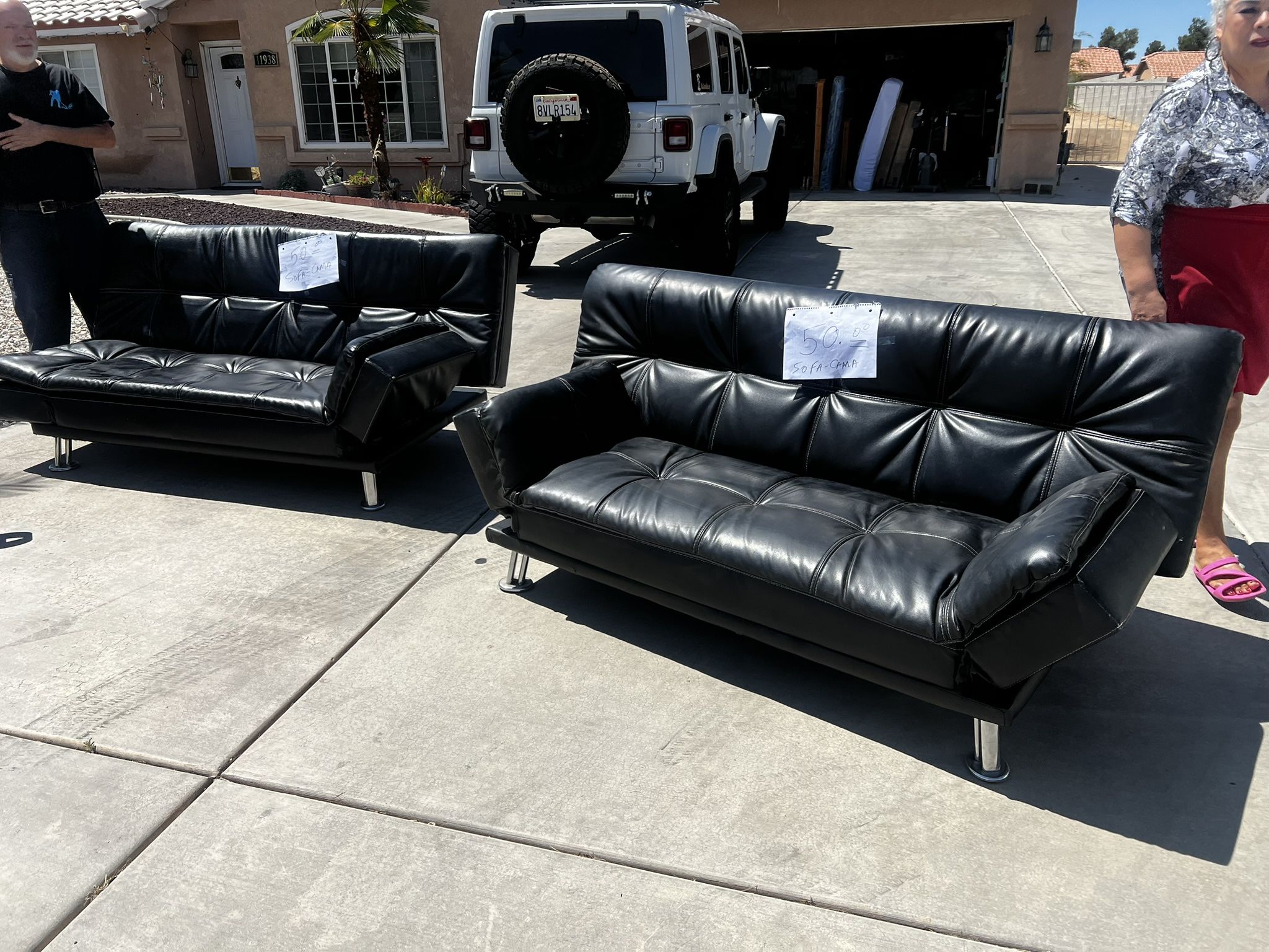 2 Futon Sofa Couches $50 Each!