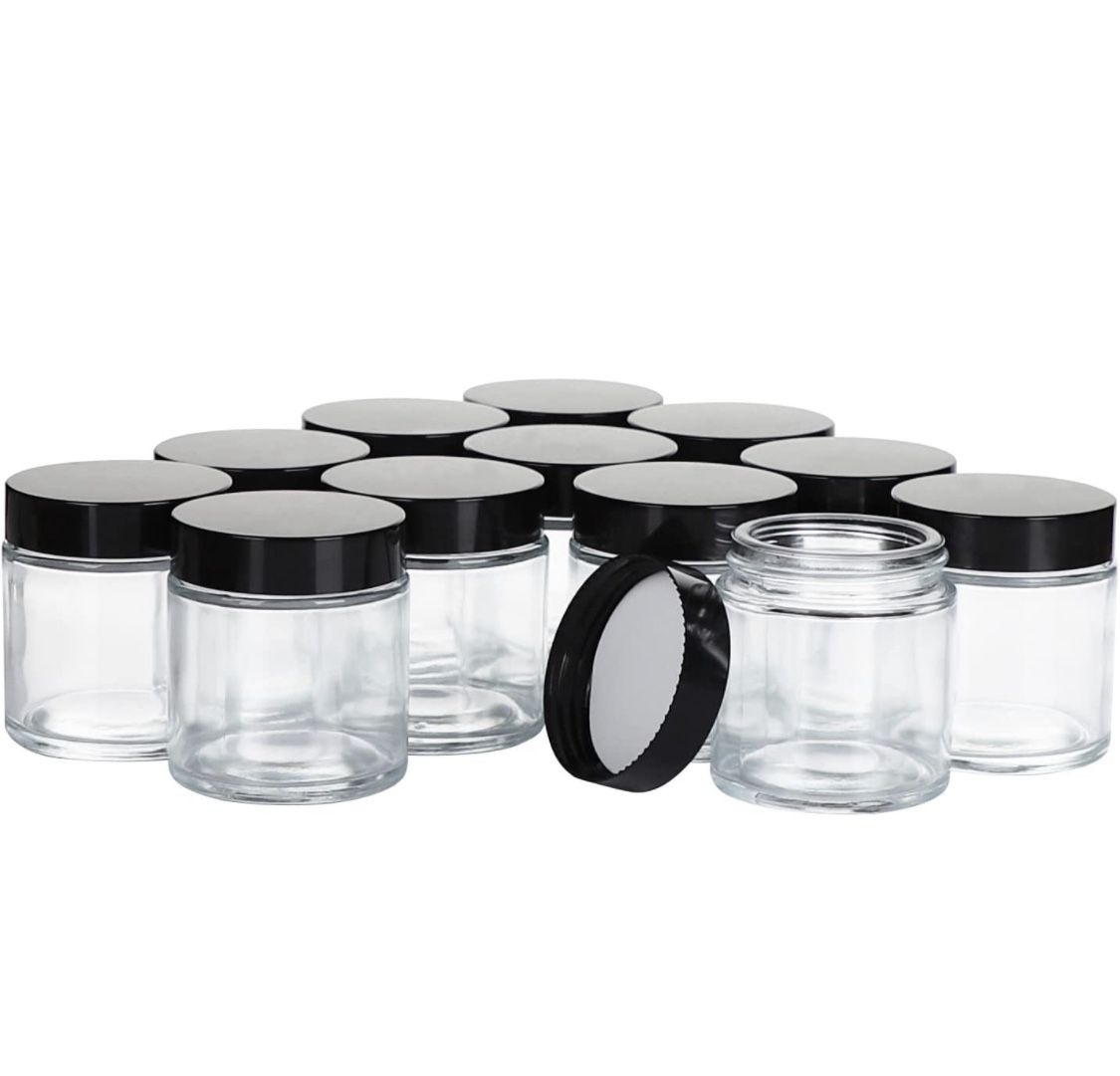 4 Oz Glass Jars With Lids (x 10 )
