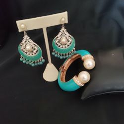 Bracelet And Earrings Set