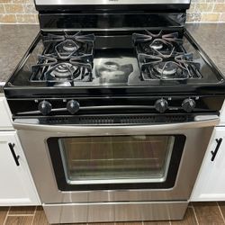 30 Inch Freestanding Gas Range Stove/Oven, 5.0 cu. ft., Self Cleaning