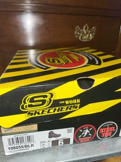 Sketchers Work Boot Steel Toe Anti Slip Wmns size 6