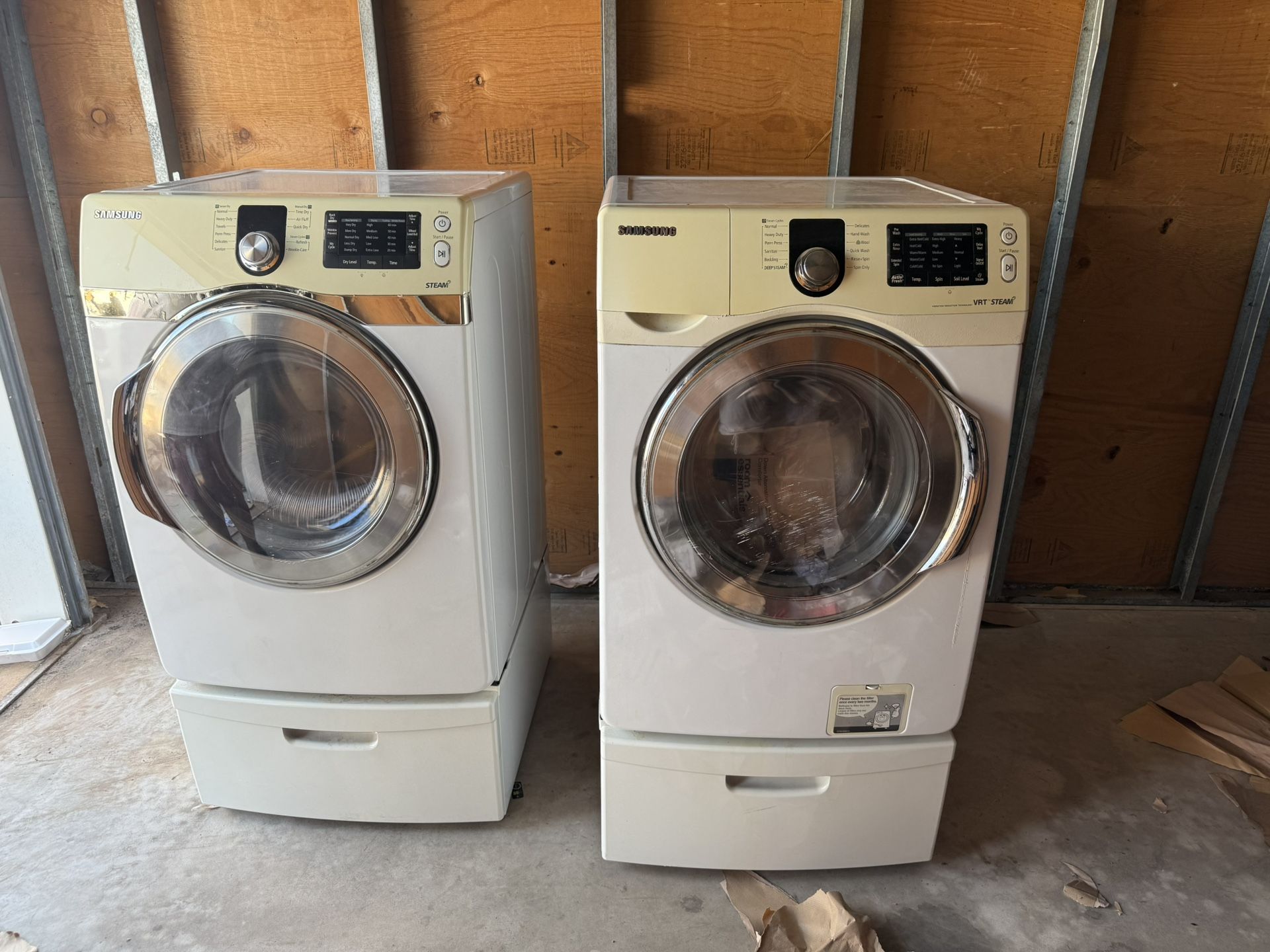 Samsung Washer And GAS Dryer
