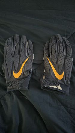 West Virgini football gloves used twice