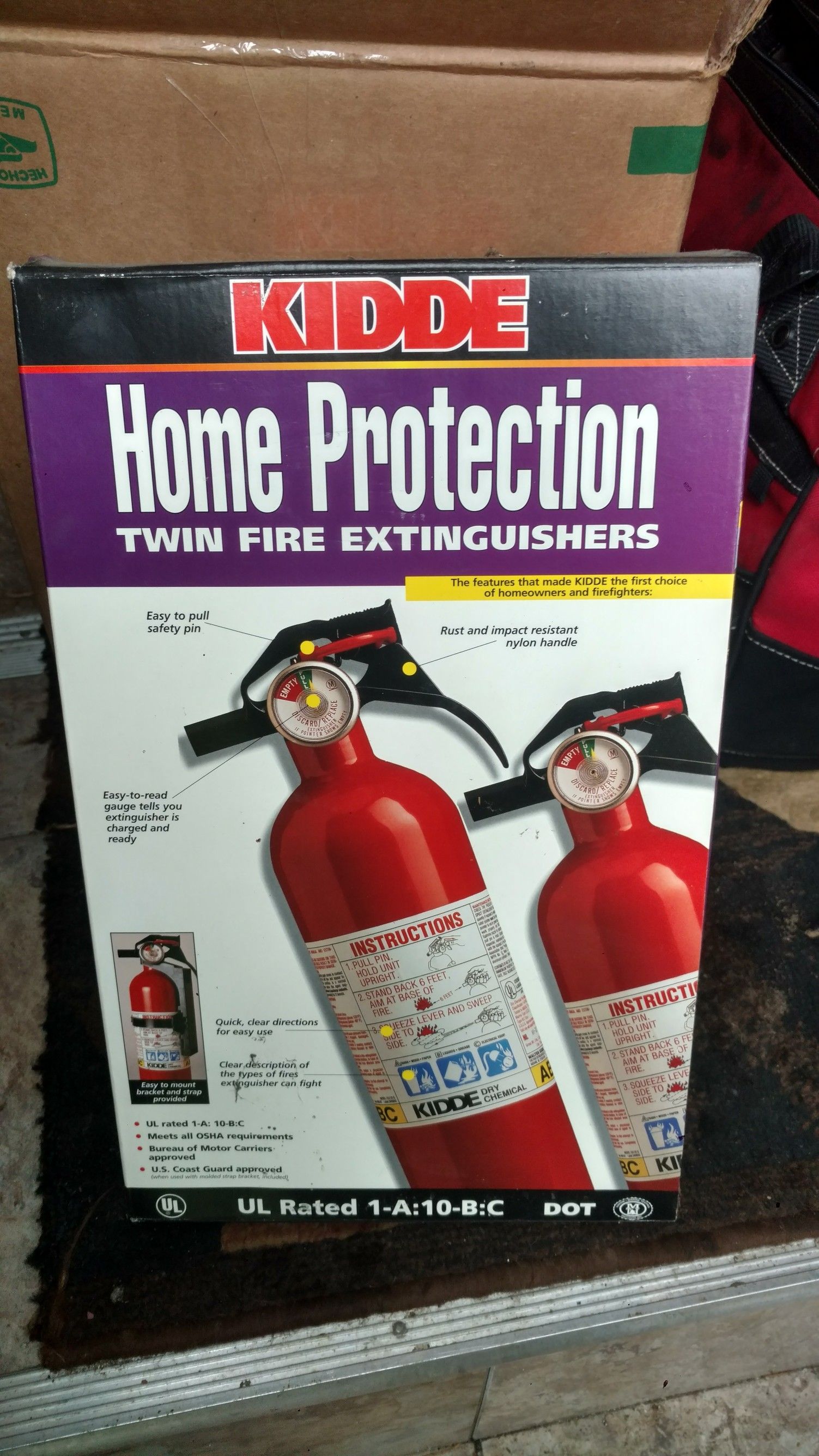 KIDDE fire extinguishers