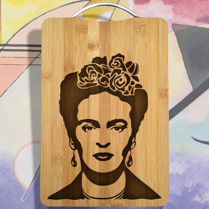 Frida Frida Laser Engraved Cutting Board