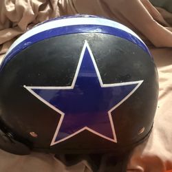 DALLAS COWBOYS HELMET MOTOR CYCLE CUSTOM  MADE 