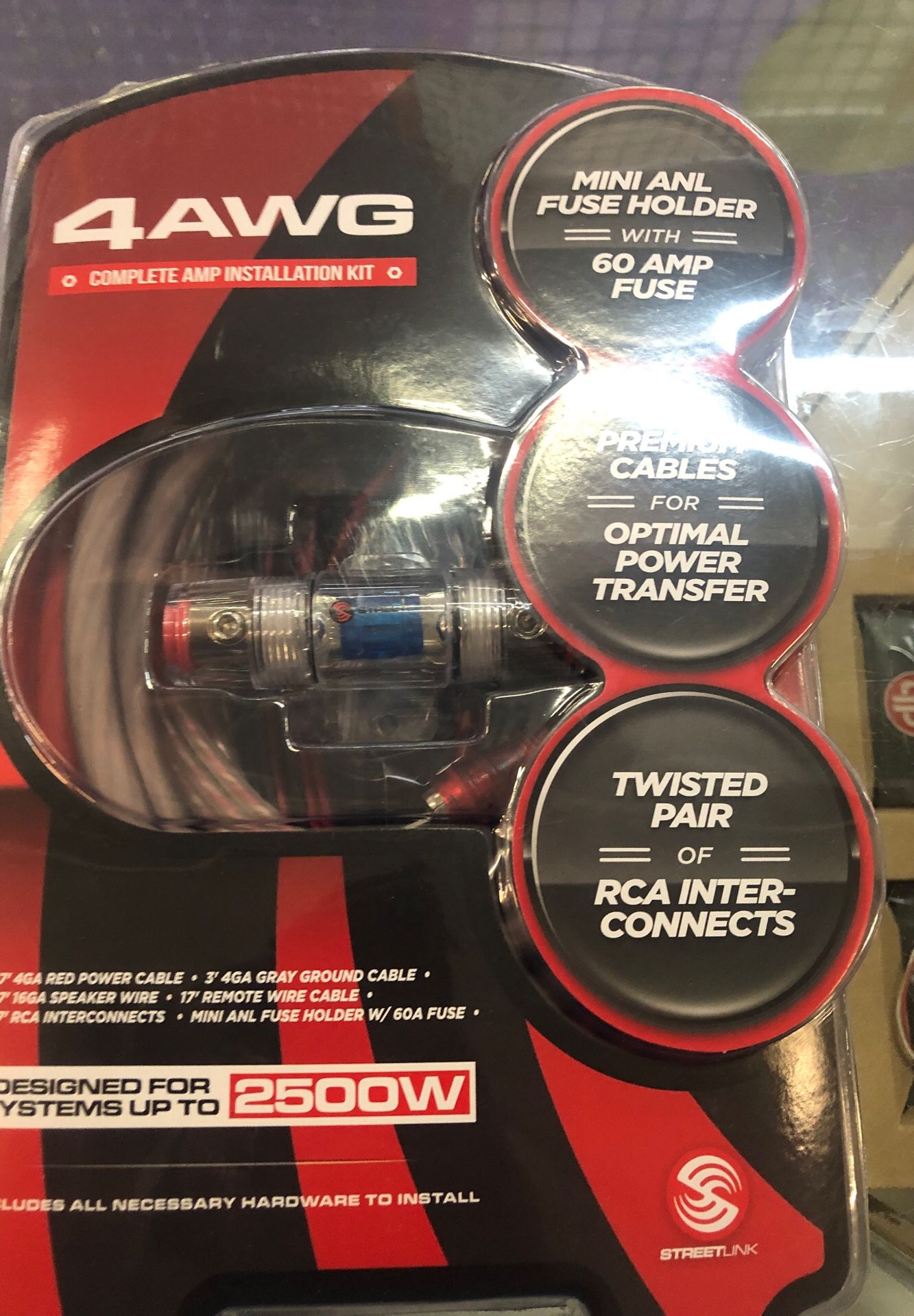 4 gauge Amp kit