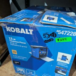 Kobalt 13in Thickness Planer