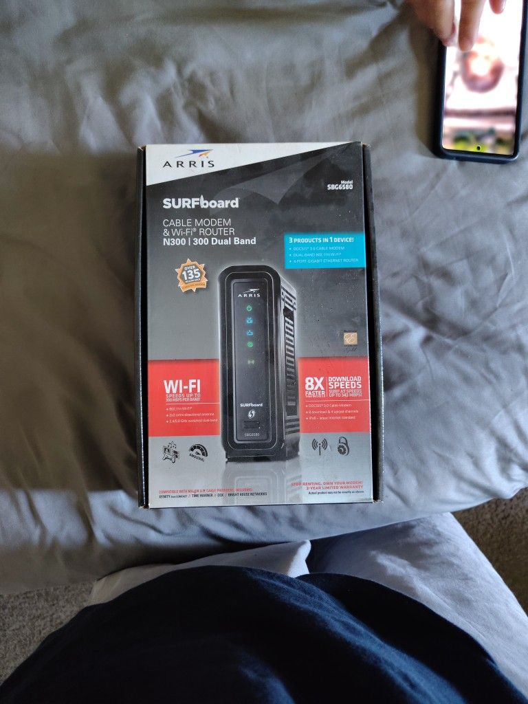Modem (Cable And Wifi Router)