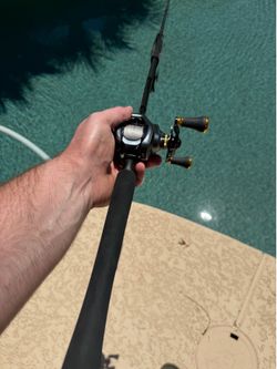 SHIMANO CURADO DC with 6th sense movement rod