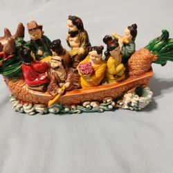 Feng Shui Eight Immortals On A Dragon Boat